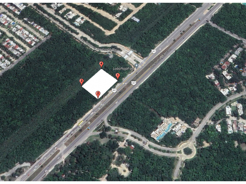 Terreno en renta sobre carretera cancun.playa del carmen - 1