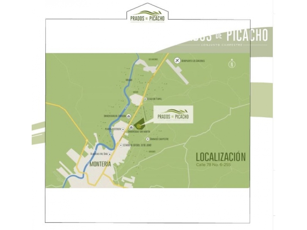 LOTE EN VENTA UNIDAD CERRADA NORTE PRADOS DE PICACHO- MONTERIA