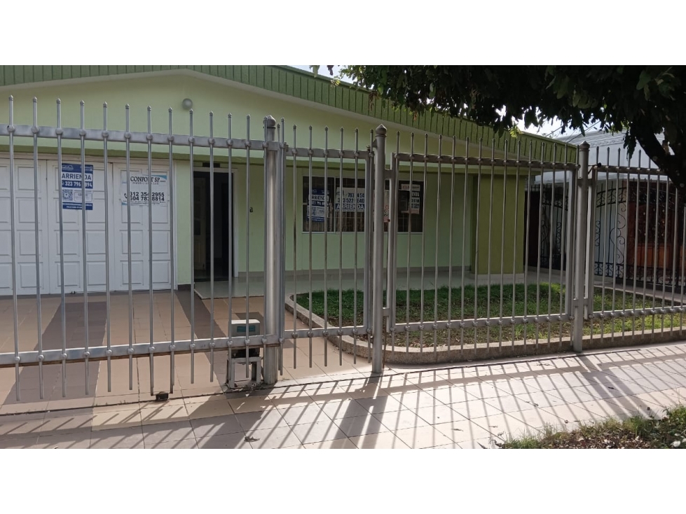 CASA EN ARRIENDO COSTA DE ORO MONTERIA