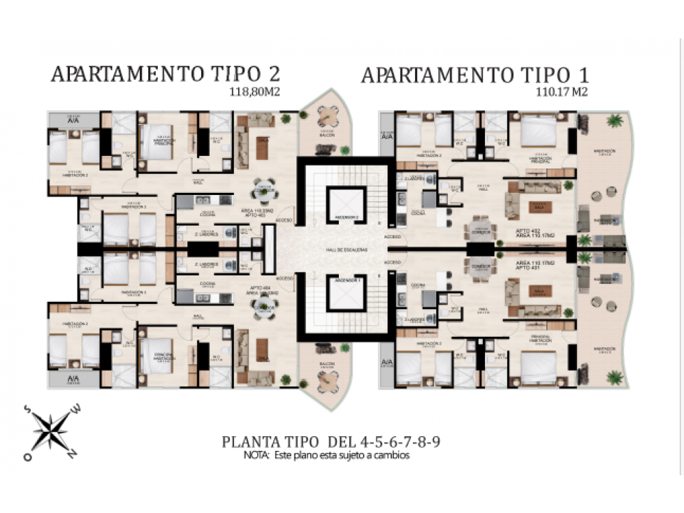 APARTAMENTO EN VENTA SOBRE PLANO COVEÑAS - 5