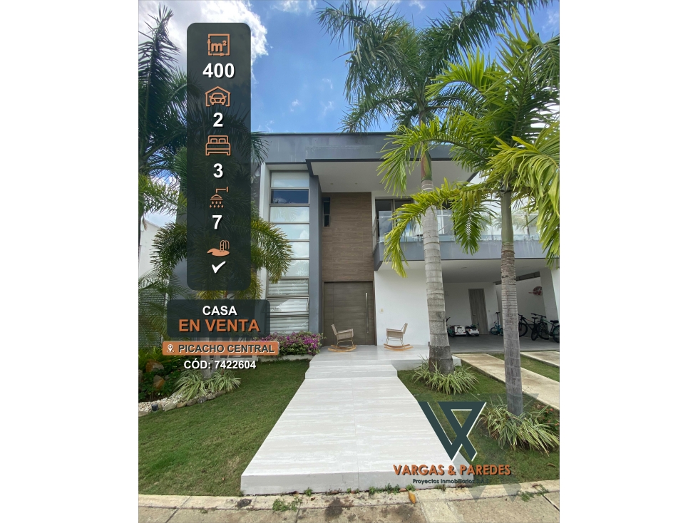 CASA EN VENTA UNIDAD CERRADA PICACHO - NORTE MONTERIA