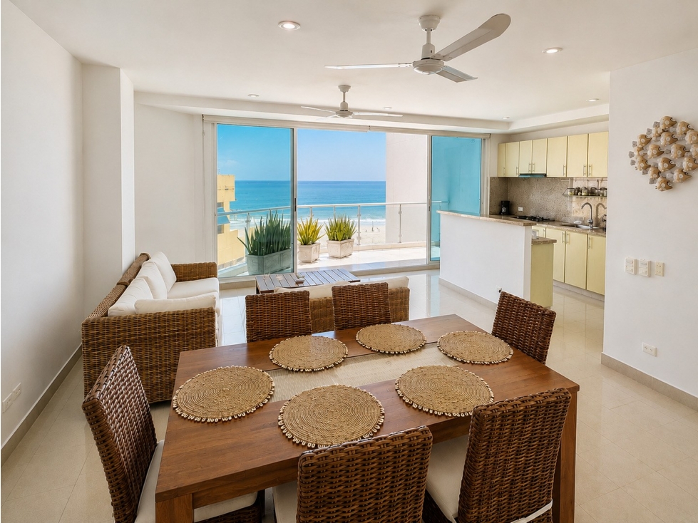 VENTA APARTAMENTO EN CARTAGENA - JACUZZI PRIVADO, SECTOR LA BOQUILLA