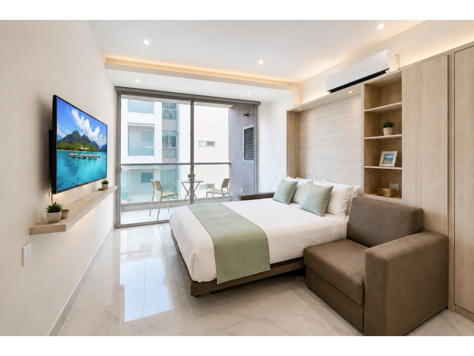 APARTAESTUDIO EN VENTA EN SÜI LOFTS | SANTA MARTA — foto 2