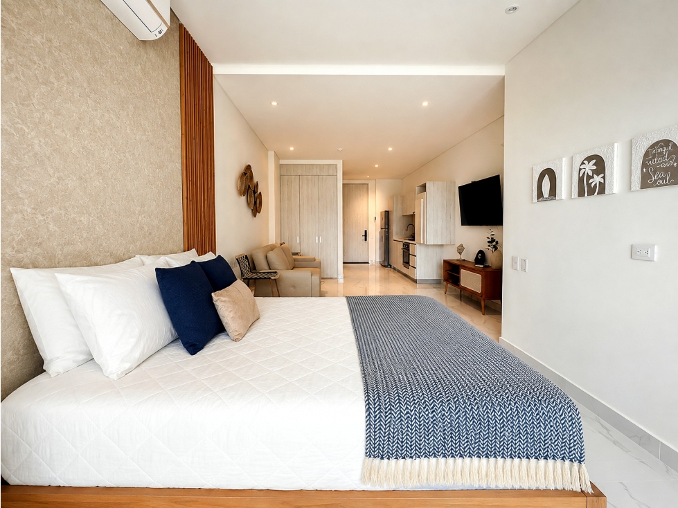 APARTAMENTO EN VENTA EN SÜI LOFTS, POZOS COLORADOS SANTA MARTA — foto 4