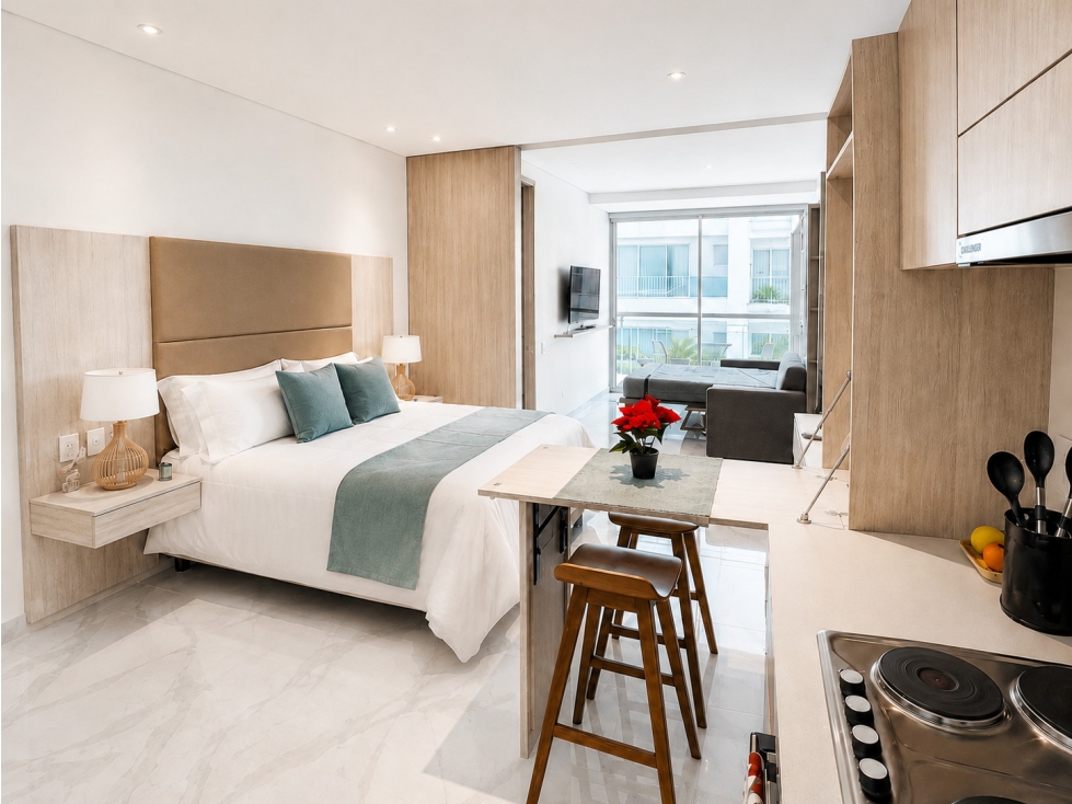 APARTAESTUDIO EN VENTA EN SÜI LOFTS | SANTA MARTA — foto 3