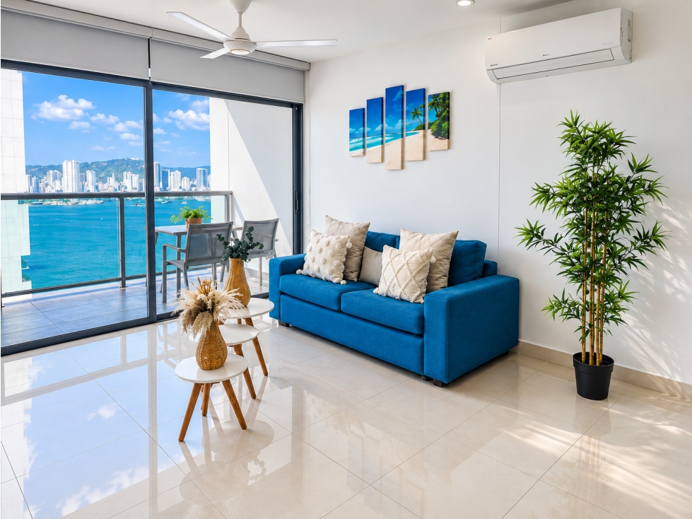 Apartamento amoblado en venta en Infinitum, Bocagrande Cartagena — foto 2