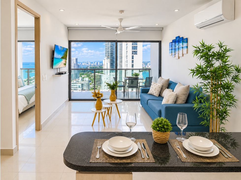 Apartamento amoblado en venta en Infinitum, Bocagrande Cartagena — foto 6