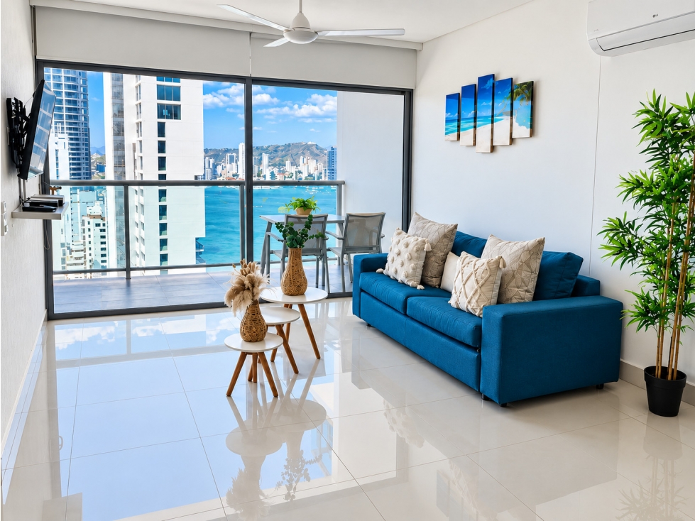 Apartamento amoblado en venta en Infinitum, Bocagrande Cartagena — foto 3