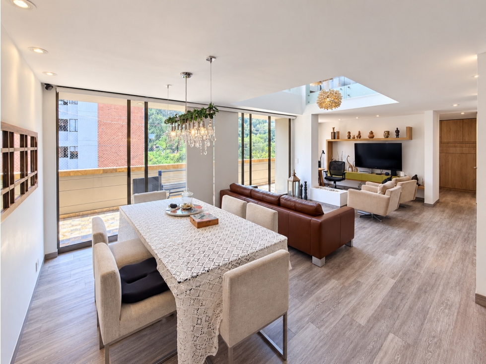 Penthouse dúplex en venta en El Poblado, Loma del Encierro — foto 2