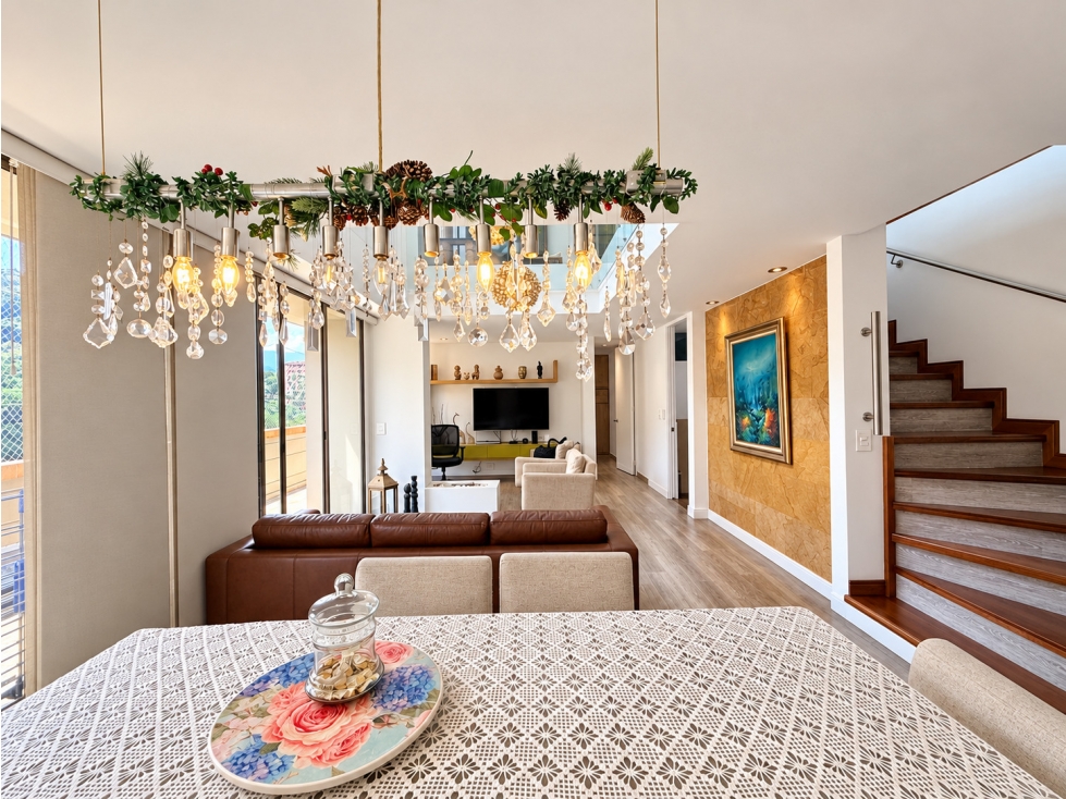 Penthouse dúplex en venta en El Poblado, Loma del Encierro — foto 3