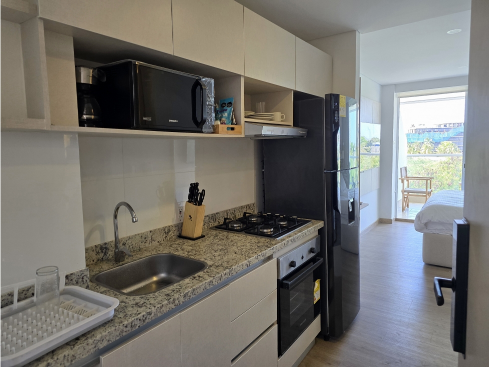 Acogedor Apartamento en Venta 1 Alcoba - Aluna Beach