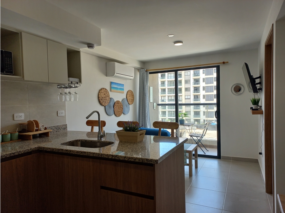 Arriendo Apartamento 1 Alcoba Amoblado - Coralina Caribe