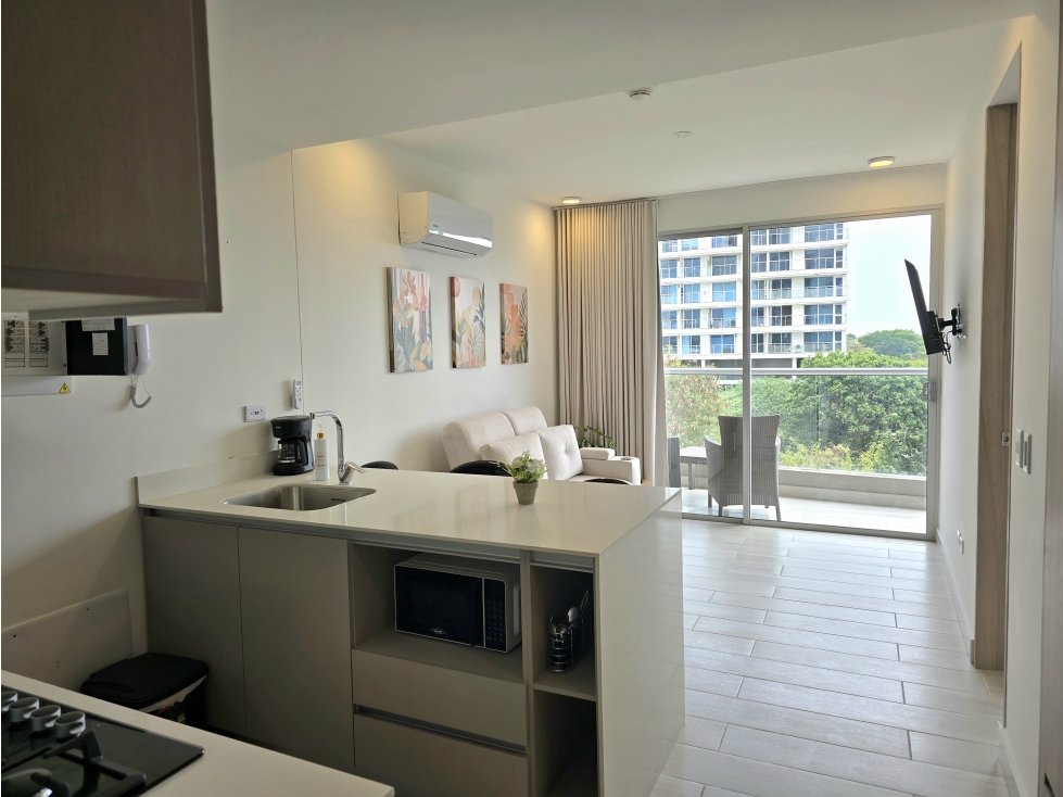 Apartamento en Arriendo Amoblado 1 Alcoba - Terraz- Pozos Colorados
