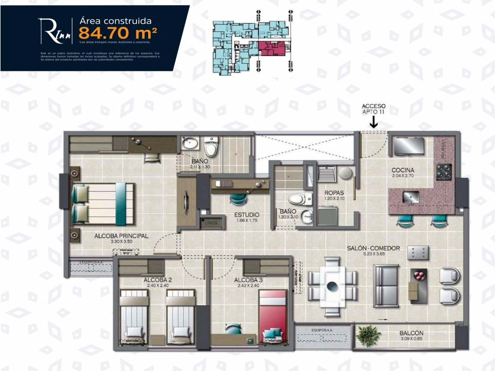 Venta invierte en tu felicidad apartamento de 3 alcobas santa marta — foto 3