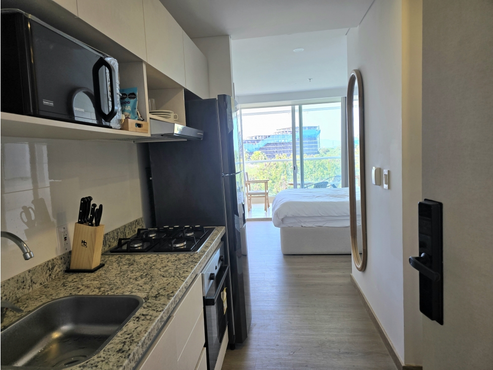 Acogedor Apartamento en Venta 1 Alcoba - Aluna Beach — foto 2