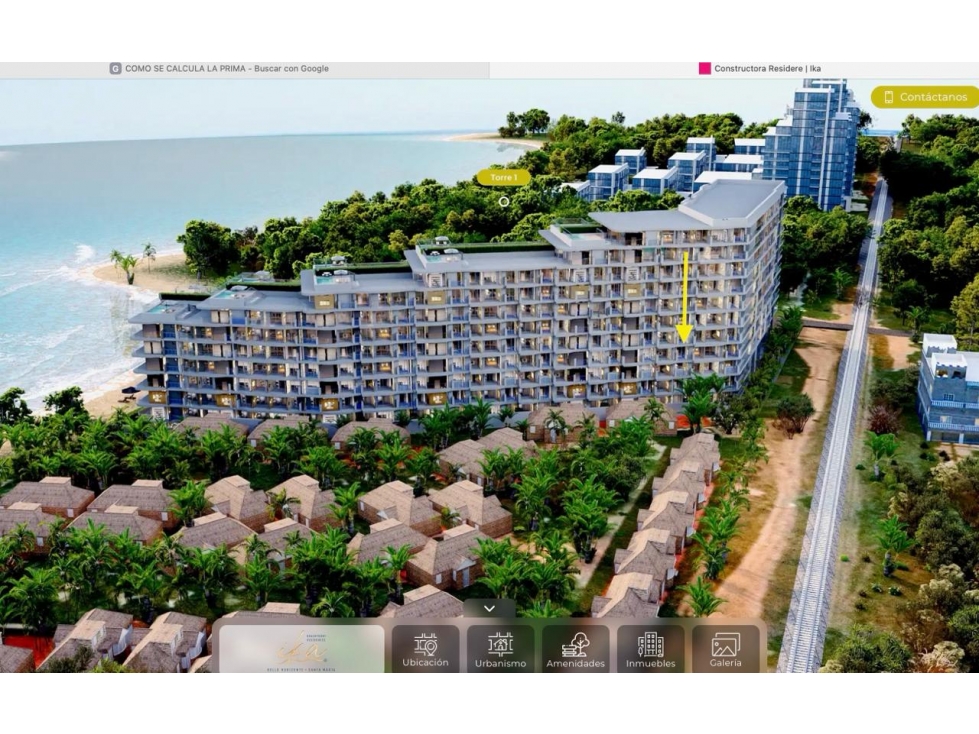 En Venta Proyecto Ika Frente al Mar Apartamento Tipo C- Inversión — foto 2
