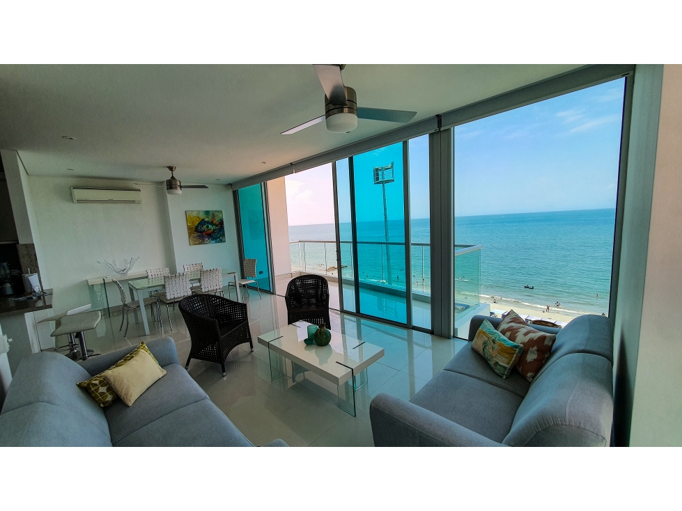 Despierta mirando la playa, Apartamento Frente al mar - Santa Marta