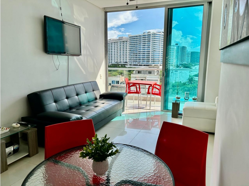 Arriendo Apartamento- Primera Línea de Playa- Rodadero sur — foto 6