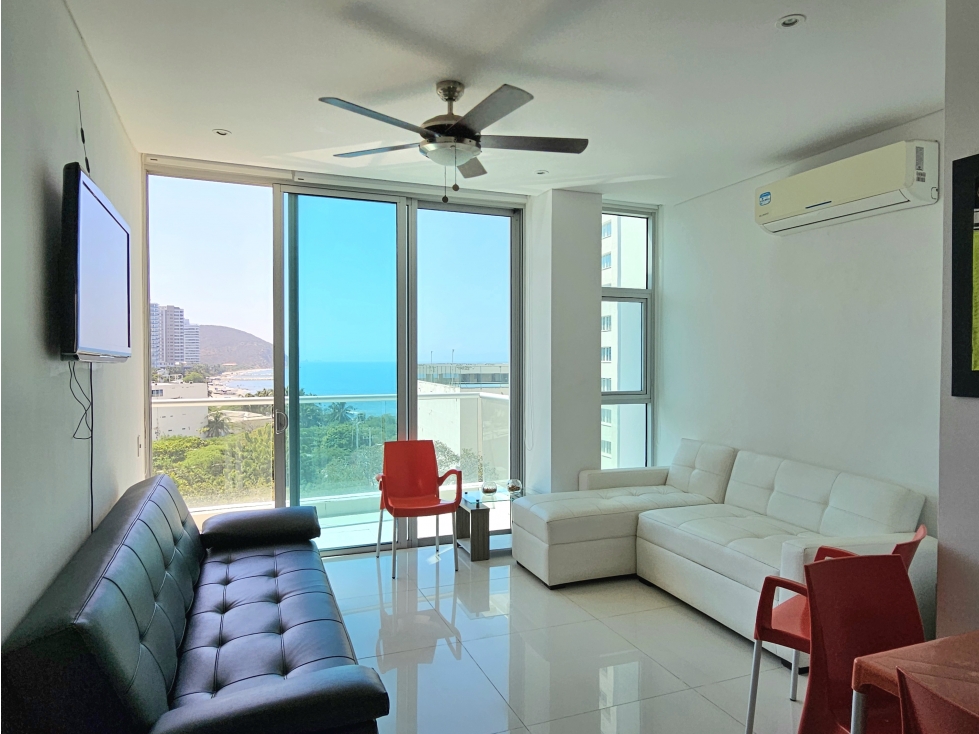 Arriendo Apartamento- Primera Línea de Playa- Rodadero sur