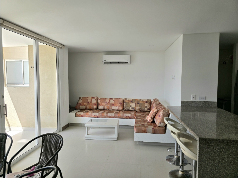 Arriendo Apartamento Sin Muebles 2 Alcobas - Vista al Mar