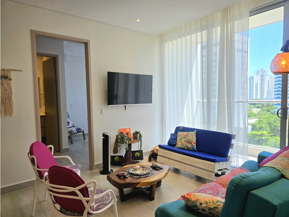 Apartamento en Arriendo Amoblado 2 Alcobas - Salguero Beach — foto 4