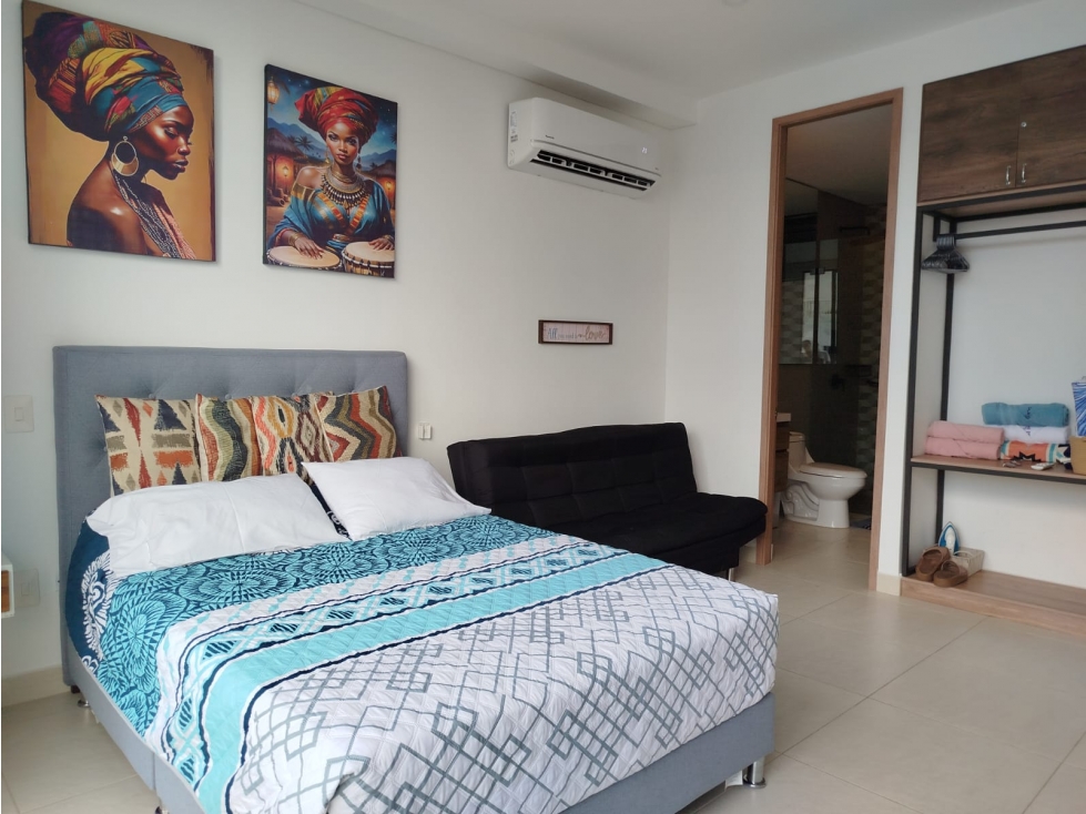Apartamento en Venta 1 Alcoba Permiso Turistico - Pozos Colorados — foto 2