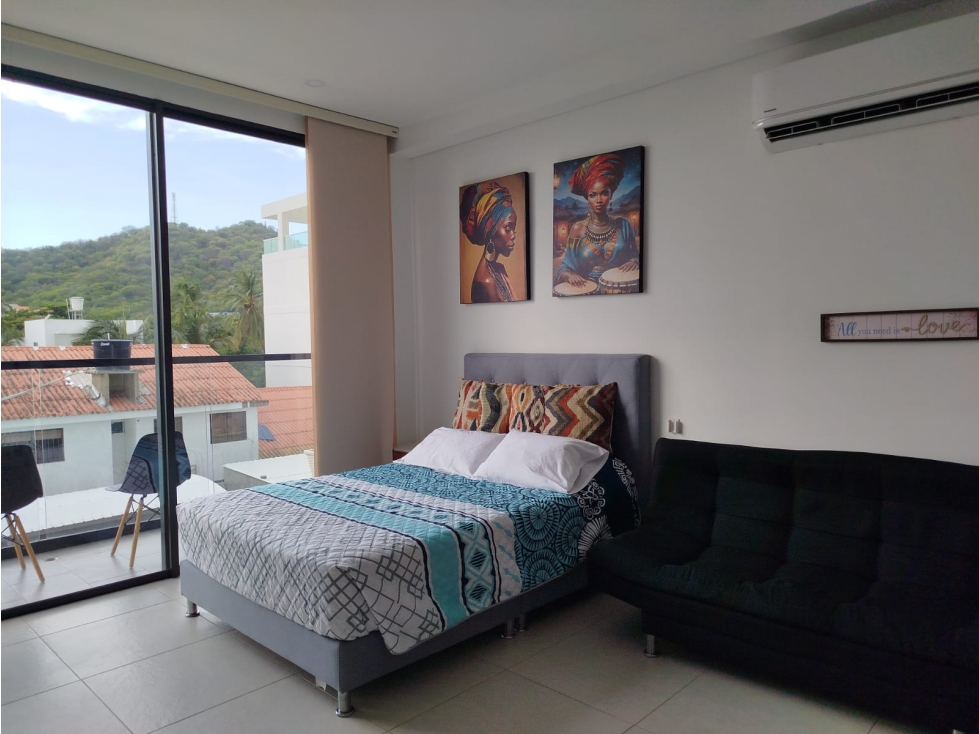 Apartamento en Venta 1 Alcoba Permiso Turistico - Pozos Colorados