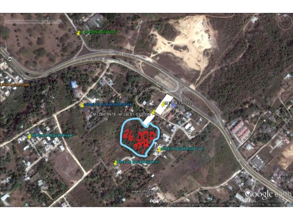 TURBACO TERRENO EN VENTA - LOMA DE PIEDRA - CARTAGENA DE INDIAS