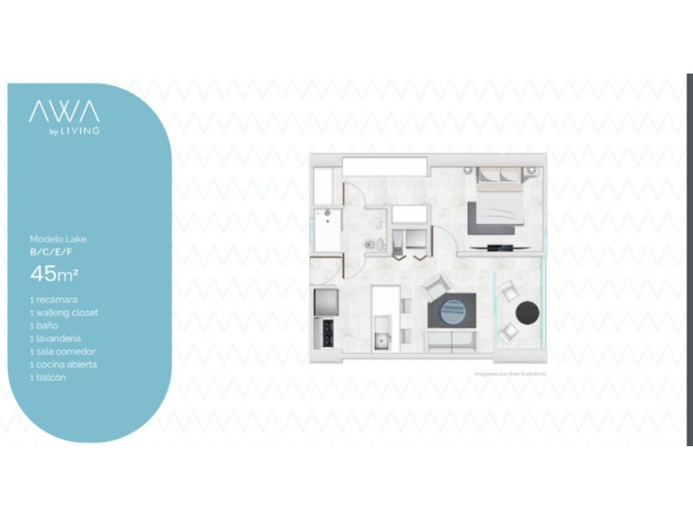 Venta de Apartamento entrega 2028, AWA alta rentabilidad! 45mtrs — foto 5