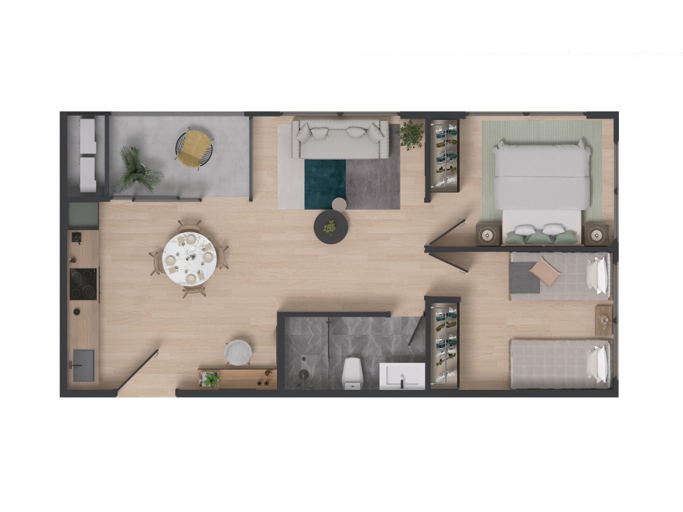 Venta apartamento amoblado Ph Moderna Modelo A en Marbella — foto 2