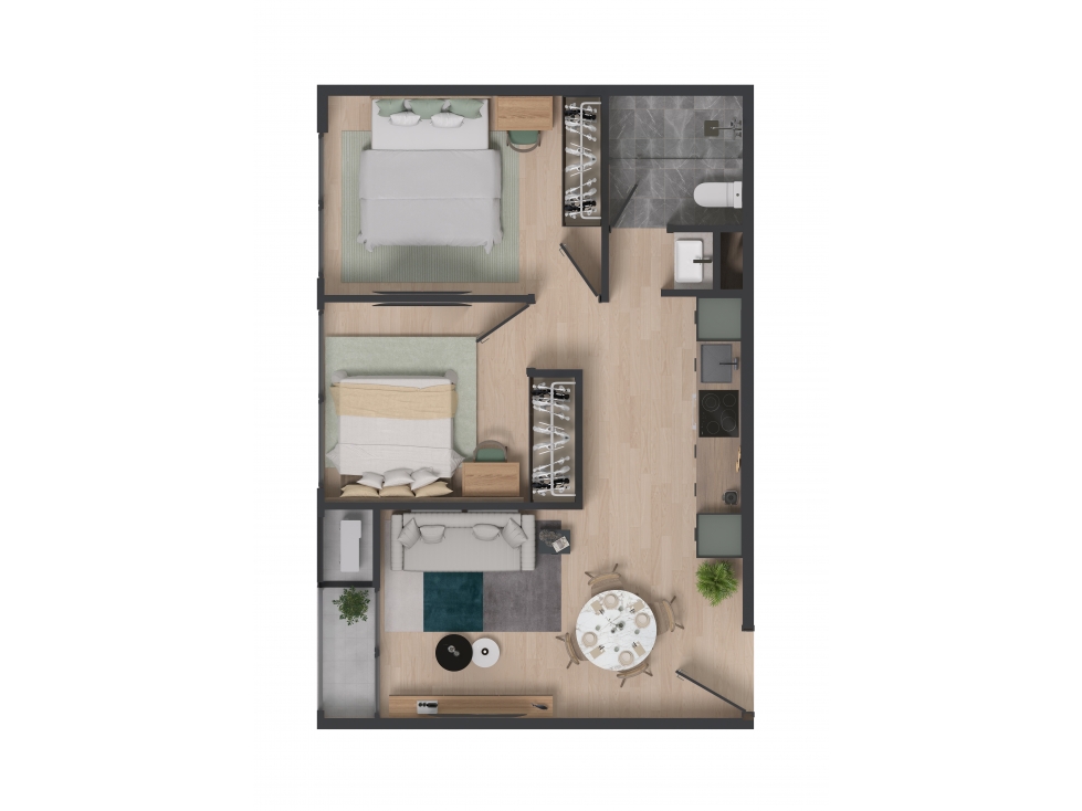 Venta apartamento amoblado Ph Moderna Modelo B en Marbella — foto 2