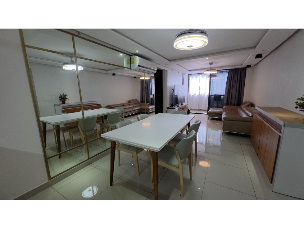 Alquiler de Apartamento en Condado 3 habitaciones amoblado