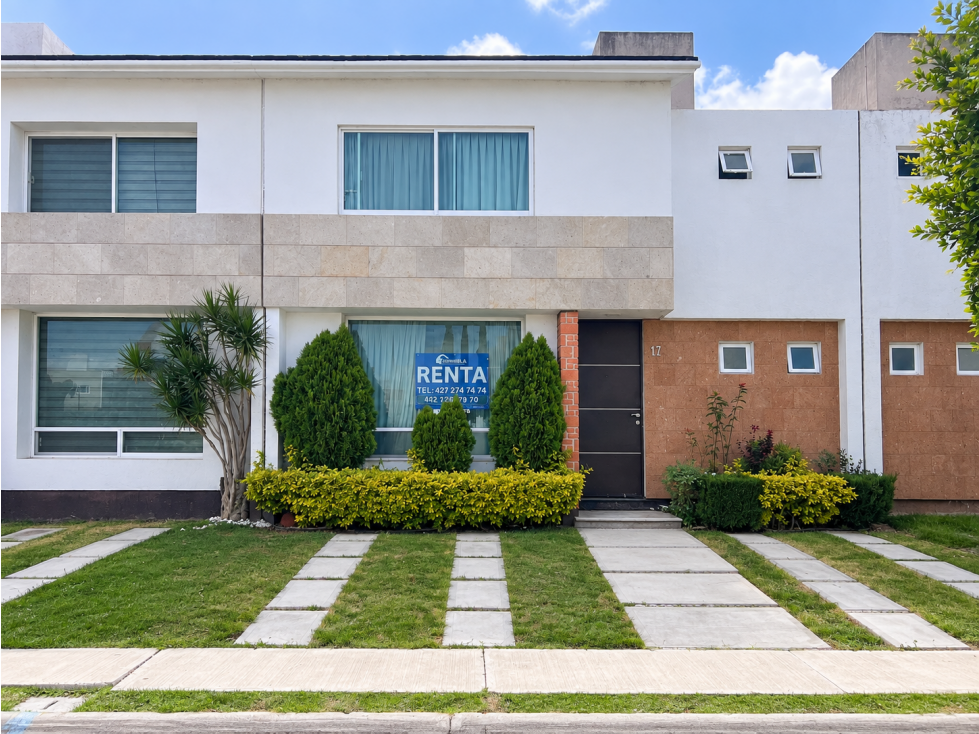 CASA EN RENTA EN SAN JUAN DEL RIO QUERETARO - 1
