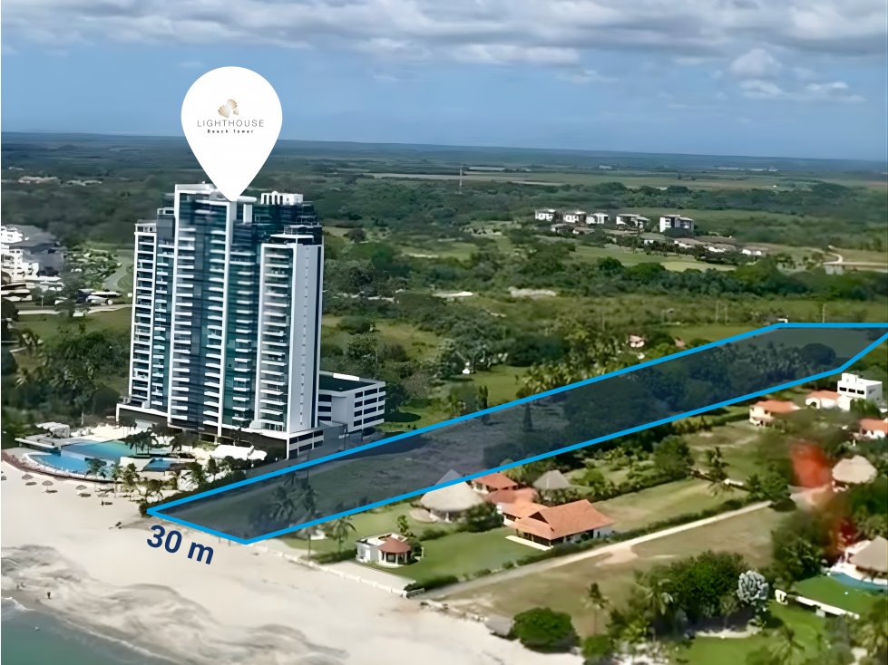 Se Vende Terreno con Frente de Mar en la Riviera Pacífica, Río Hato - 1