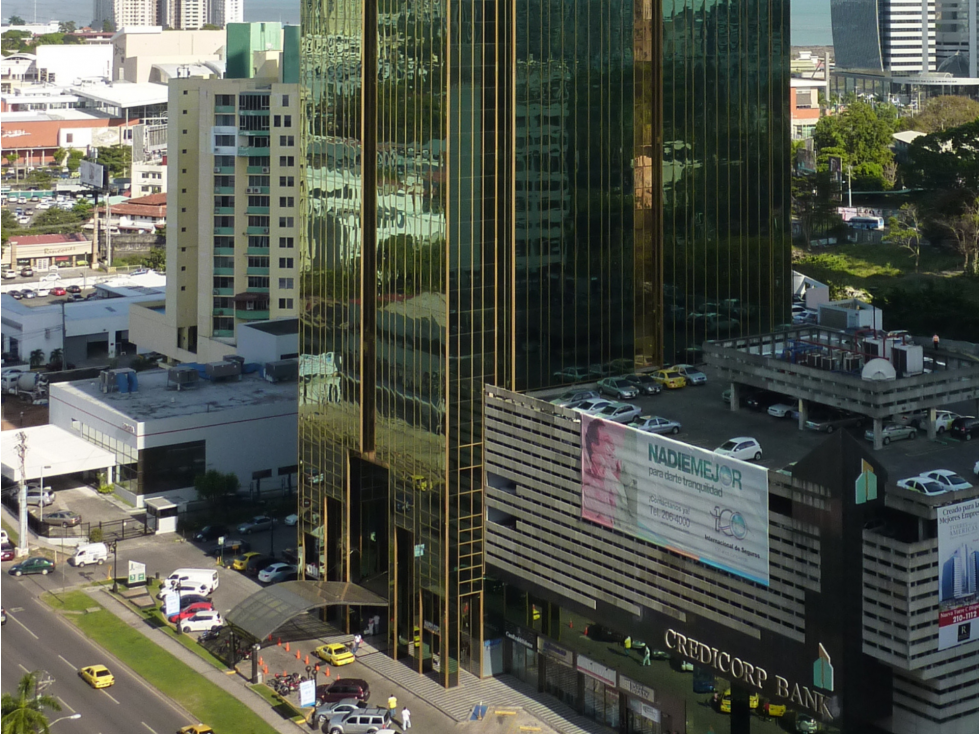 Se Alquila Oficina de 154 m² en Plaza Credicorp Bank, Calle 50 - 1