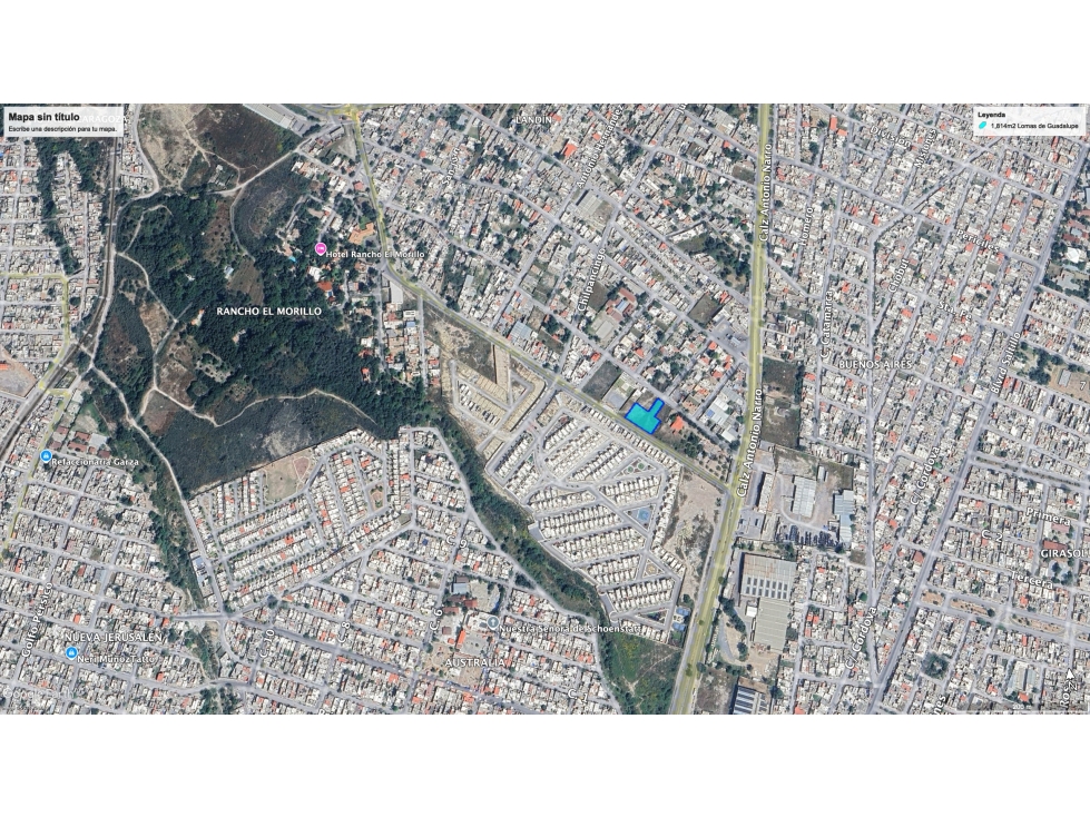 Terreno en Renta al sur en Lomas de Guadalupe CTR624694 - 3
