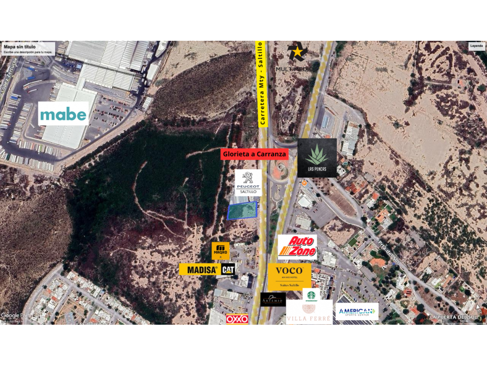 Terreno en renta al norte sobre Blvd. V. Carranza CTR648551