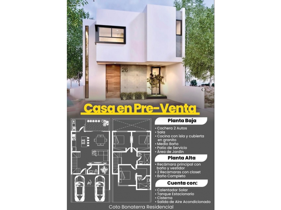Casa en Venta en Bonaterra Zamora Mich