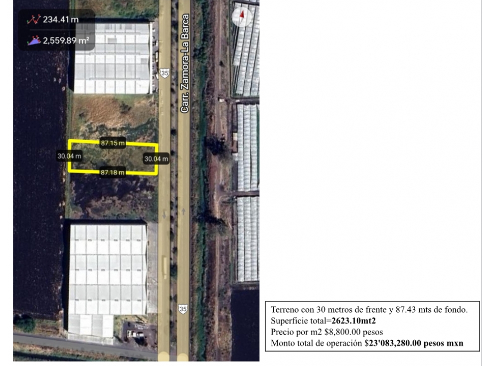 Venta de Terreno al Norte de Zamora - 2
