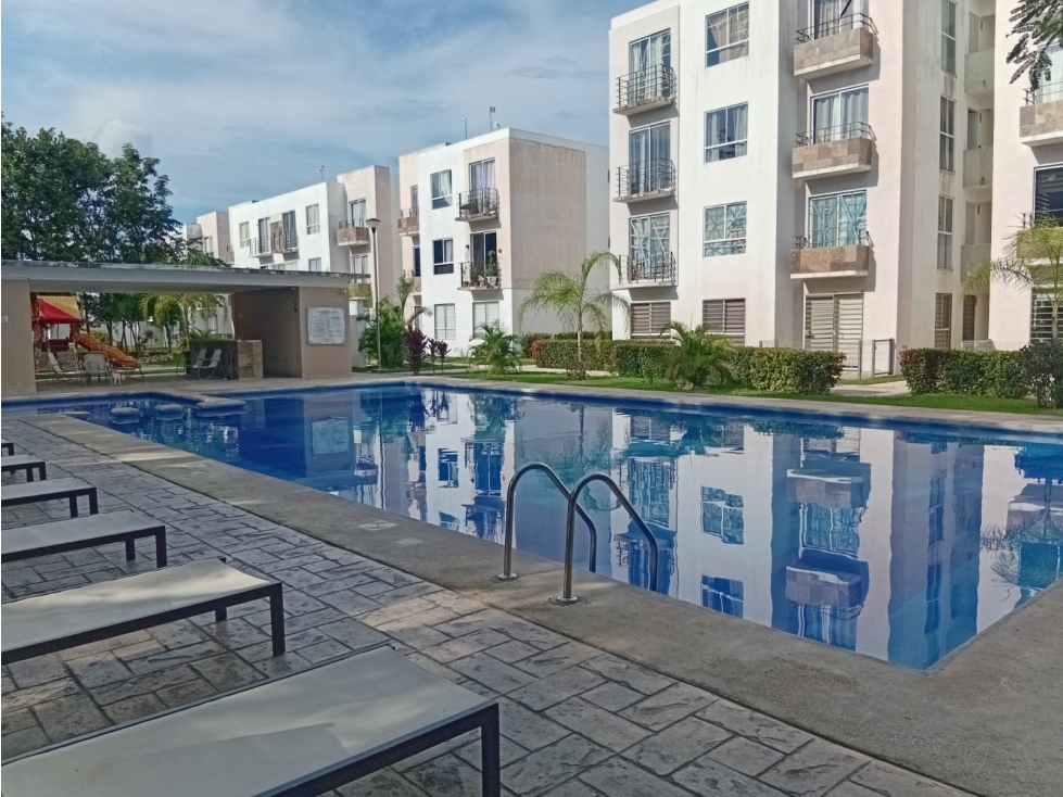 PLAYA DEL CARMEN VENTA DE DEPARTAMENTO AMUEBLADO Y EQUIPADO