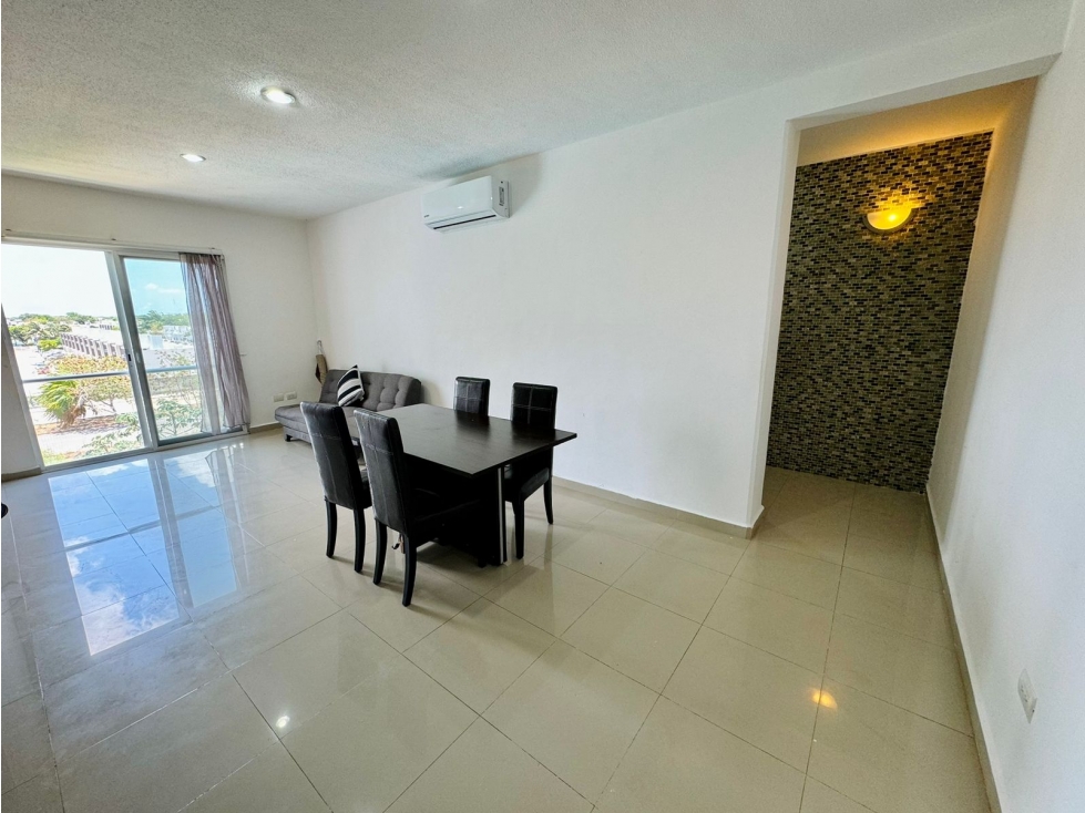 Departamento en renta semiamueblado Cuyagua Zona Sur Cancún