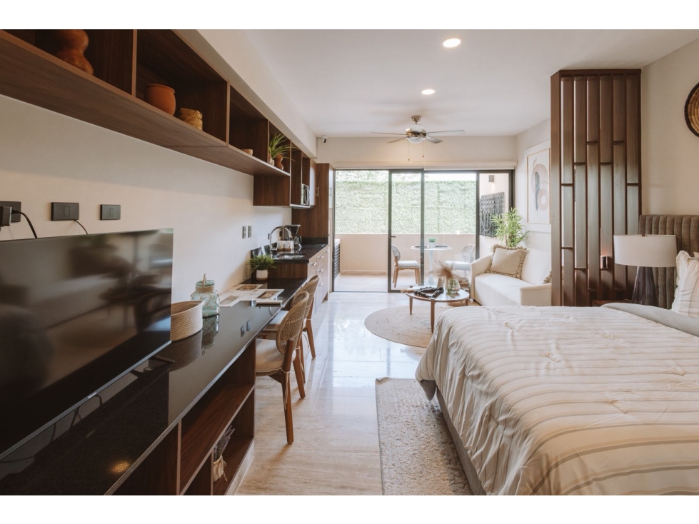 Estudio amueblado en venta en Playa del Carmen