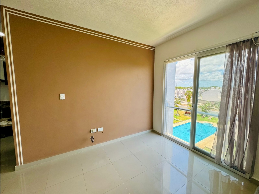 Departamento en renta semiamueblado Cuyagua Zona Sur Cancún — foto 4