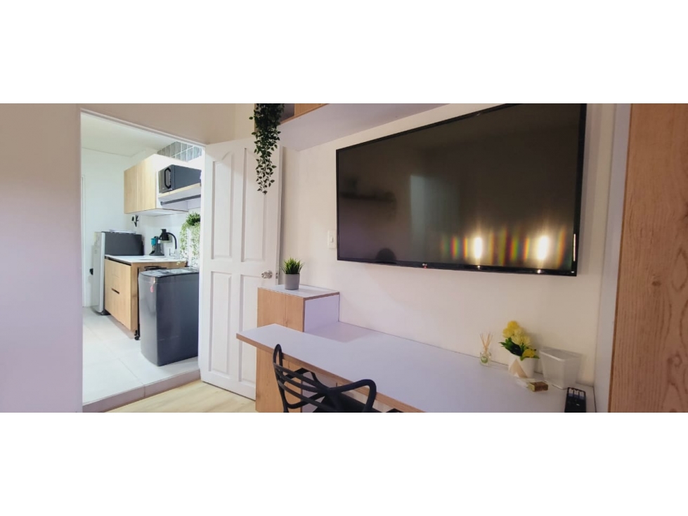 ¡SE VENDE HERMOSO APTO ESTUDIO AMOBLADO EN LAURELES! — foto 4