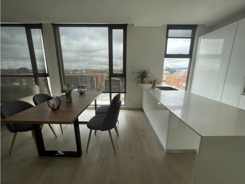 Moderno apartamento con vista para venta en Chicó — foto 5