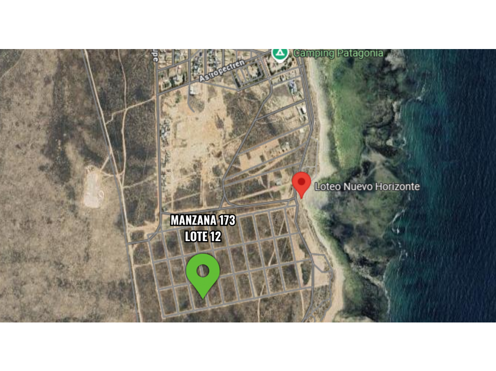 LOTE NUEVO HORIZONTE - M 173 PLAYAS DORADAS - SIERRA GRANDE- RIO NEGRO - 3