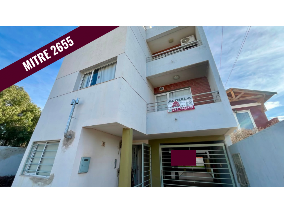 DEPARTAMENTO 2 AMBIENTES - MITRE 2655 1° AL FRENTE - PTO MADRYN - 1