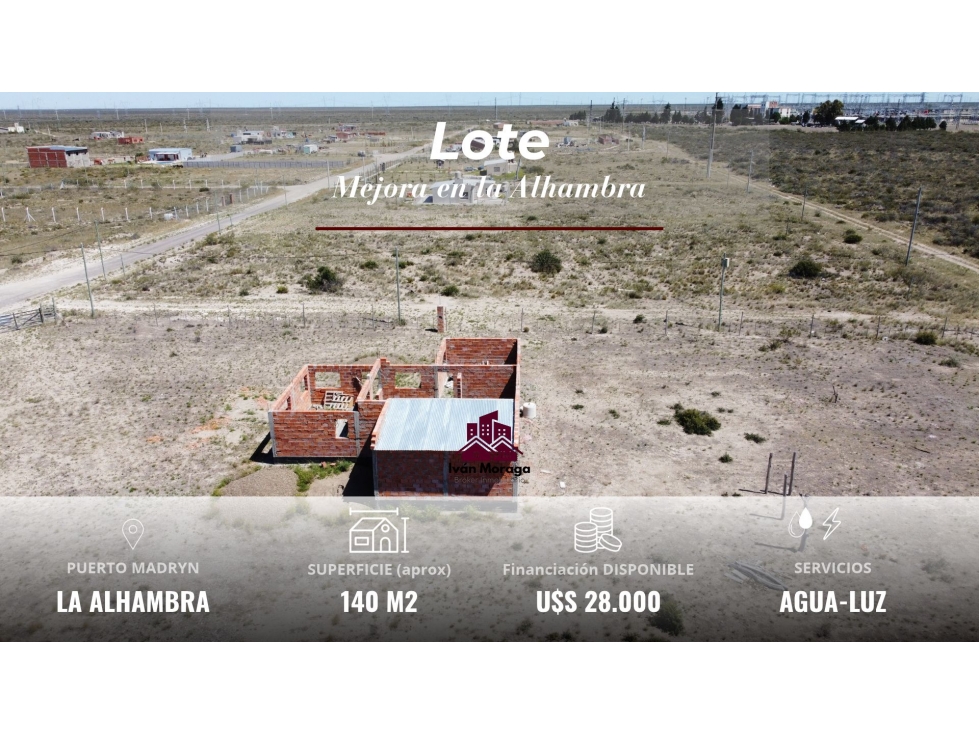 LOTE EN LA ALHAMBRA CON MEJORA 140m2 (aprox) - 1