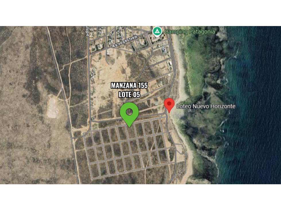 LOTE NUEVO HORIZONTE - M 155 PLAYAS DORADAS - SIERRA GRANDE- RIO NEGRO - 5