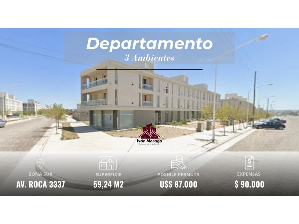 DEPARTAMENTO 3 AMBIENTES - PIONEROS DEL SUR - PUERTO MADRYN